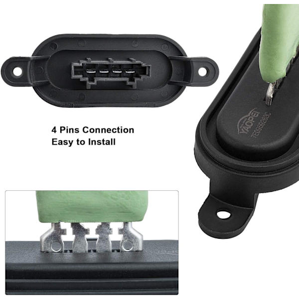 Bilvärmarefläktmotorresistor (För VW Transporter T5 Caravelle Multivan