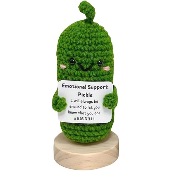 Følelsesmæssig støtte Syltet agurk gave, håndlavet følelsesmæssig suppo