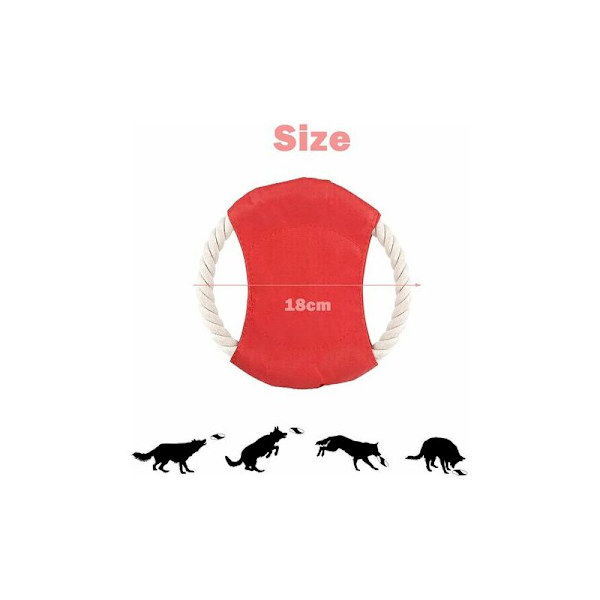 Frisbees för hundar, Disc Dog Toy, Interaktiv träning utomhus
