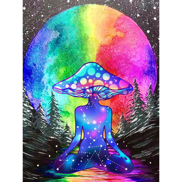 Trippy Diamond Painting Kits for Adults and Kids Beginners, Full