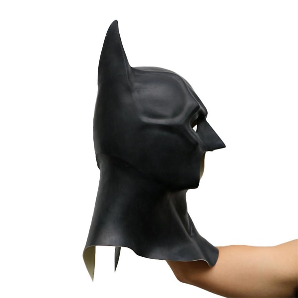 The Dark Knight Rises Sort Batman Maske Festmaske Halloween Latex Påske