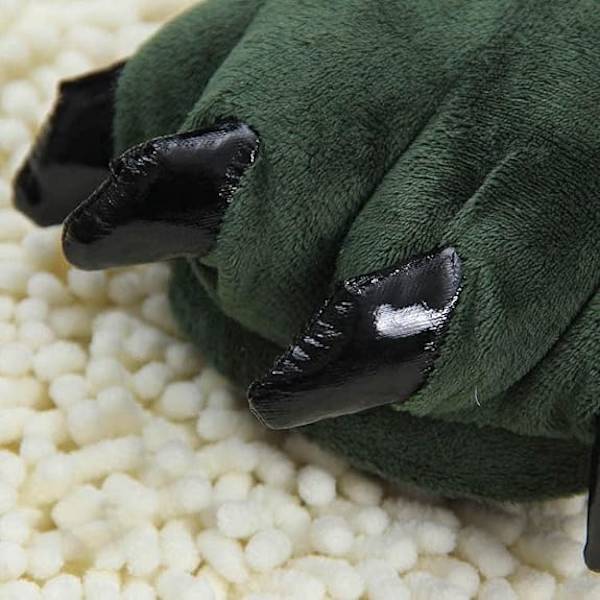 Unisex Paw Shoes plysch dinosaurieklo tofflor vinter varma hem fuzzy Monste