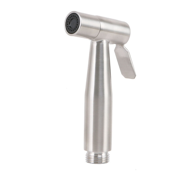 Toalett Bidet Spray, Bärbar Rostfritt Stål Badrum Bidet Toalett Sprayer Hygien Kit WC Bärbar Dusch Sprayer för Toalett Tillbehör