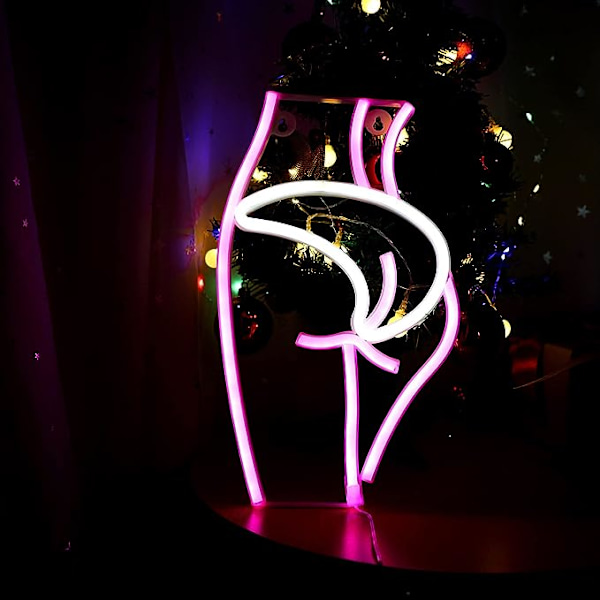 Lady Neon Sign Neon Lights Sexy Lady Sign Sign Art Dekorativa skyltar Batterilampor och USB-drivna LED Pink Lady Signs Dekoration Dekorationsljus för hem Bar Fest Hot