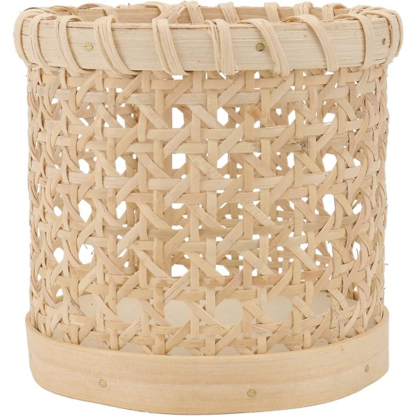 Rattan pennhållare handvävd korg i rotting - primärfärg