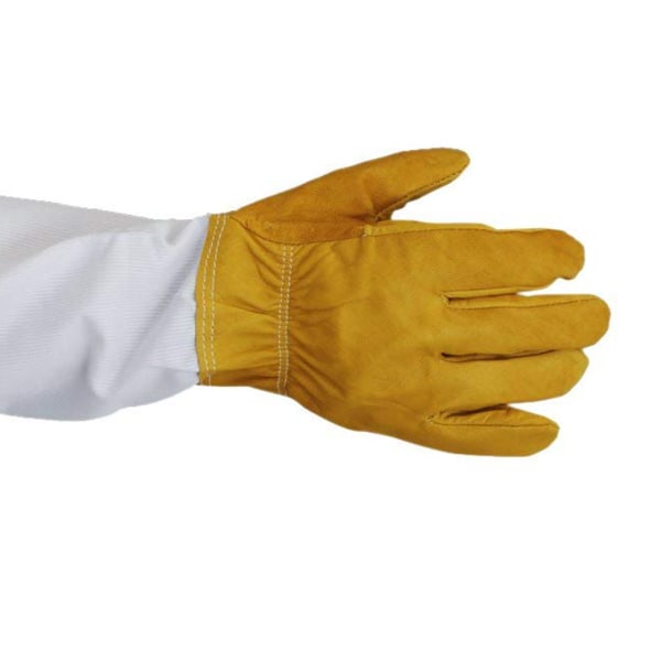 1 Pair of Gloves with Long Sleeves Ventilated Professional Anti Bee Protect