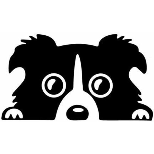 Bilsticker Ny Border Collie Hund Bilsticker Personlighet Reflekterande