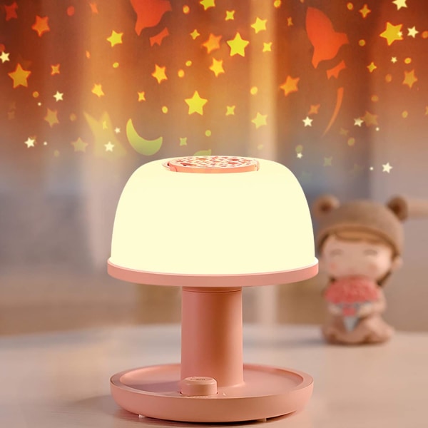 Nattlys for småbarn, dimmebar LED nattbordslampe med Star Pro