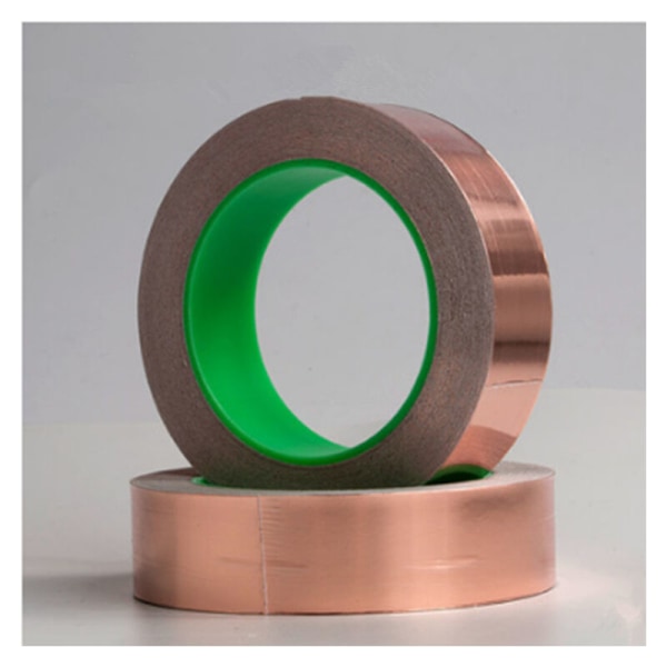 A 2-pack of 20m coiled slug and snail copper tape