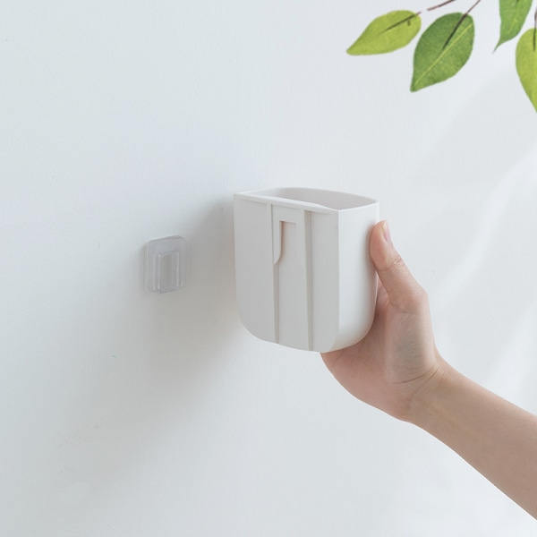 2-pack självhäftande förvaringsbox för fjärrkontroller