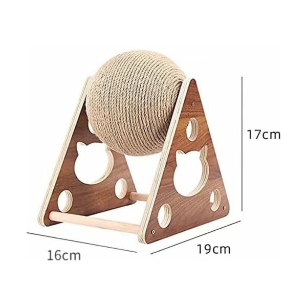 Kattleksak Skrapstolpe Cat Scratch Matta Träbas Cat Scratchi