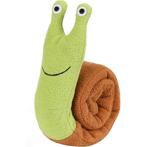 Squeaky Magic Snail Dog Toy Plysj Rengør Tænder Hund Tyggelegetøj Langsom Rebound Tra