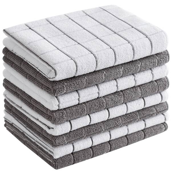 Mikrofiber Kökshanddukar, Extra Stora och Superabsorberande Kökshanddukar, Grå