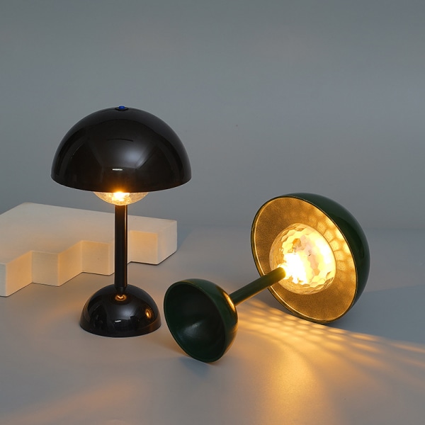 1 stk. Mini LED-bordlampe, lille svampeformet lampe til fødselsdag