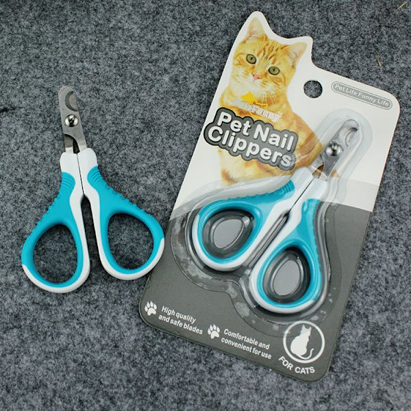 1 st kattklosax, kattklotrimmers, kattklotång, kattklotrimmers, kattungeklosax, kattklippare för naglar, nagelklippare för katter, husdjursklosax för katter, kattskärare