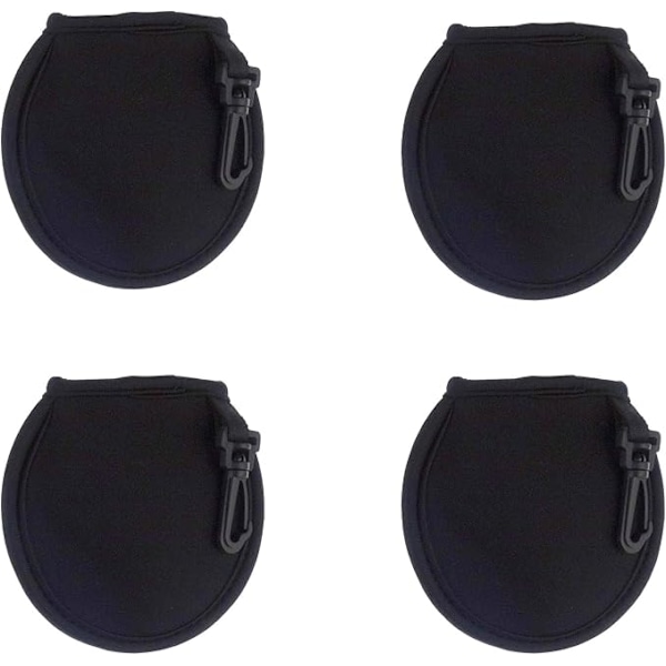 Set med 4 golfbollrengöringsfickor