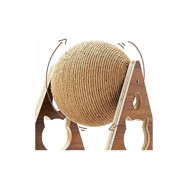 Kattleksak Skrapstolpe Cat Scratch Matta Träbas Cat Scratchi