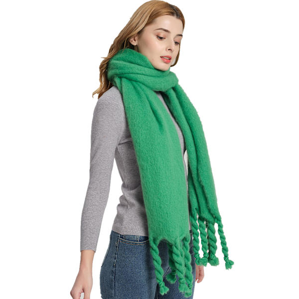Europa och Amerika Höst Vinter Grov Fläta Grov Tassel Solid