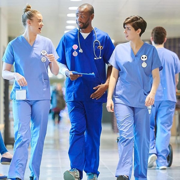 Set med 3 sjukskötersklockor: söt, watch, bärbar, multifunktion