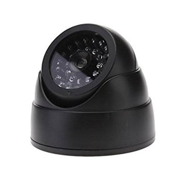 1-pack kvalitetssäkringssimulering Conch falsk övervakningskamera med lampor (batteri ingår ej)