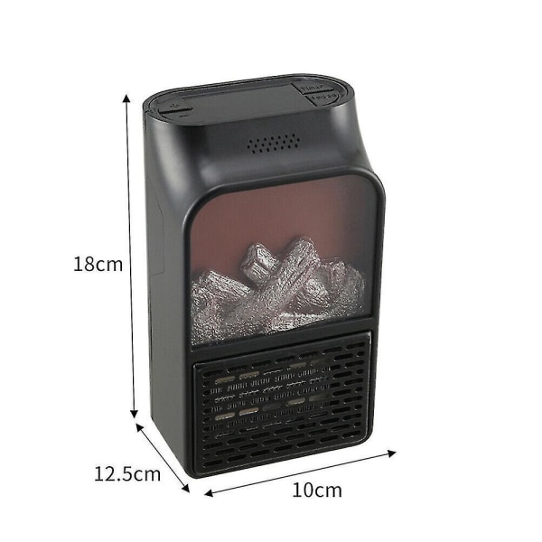 Plug In Wall Heater Portable Mini Electric Fläkt 900w Space Warmer