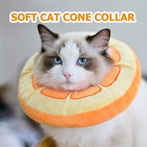 Cat Cone Collar Mjuk, Mjuk Cat Cones för att sluta slicka, Cat Elizabe