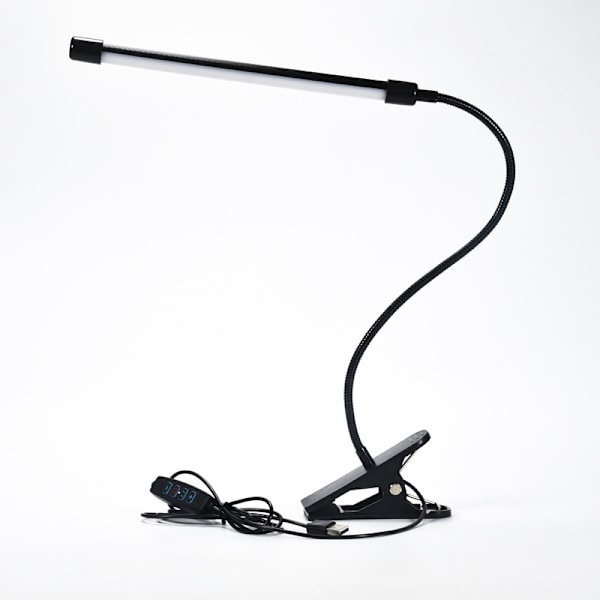 LED-klämbordslampa, USB-driven flexibel hopfällbar läslampa