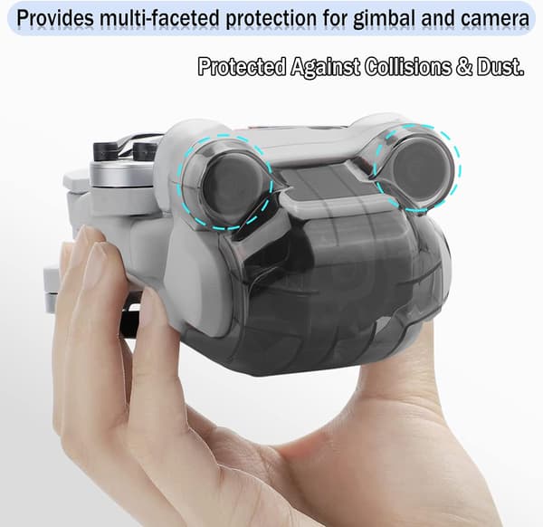 Mini 3 Pro Gimbal Skydd, Drönarkamera Skyddande Linsskydd, Transparent Co