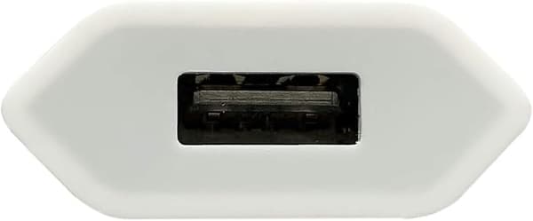 5V/1A USB-laddare, vit
