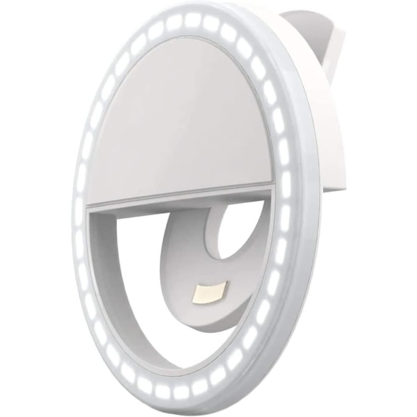 LED-ringlys, selfie-ringlys LED-lys med justerbar telefonholder