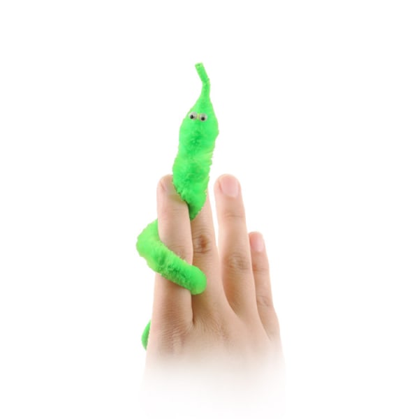 Caterpillar Seahorse Elf Magic Props Tricky New Strange Toy Magic Worm Twisty (25 stykker, tilfeldig farge)