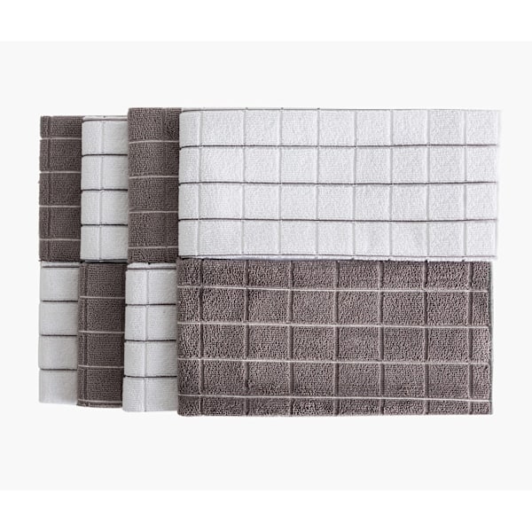 Mikrofiber Kökshanddukar, Extra Stora och Superabsorberande Kökshanddukar, Grå