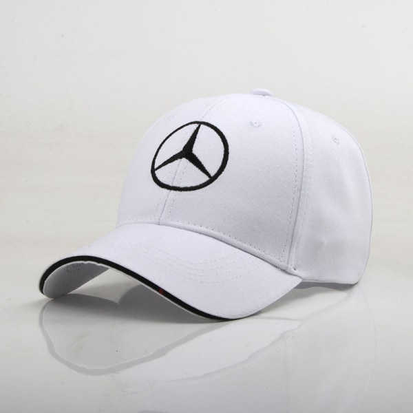 Benz oryginalna czapka basebalowa, uniseks, biała