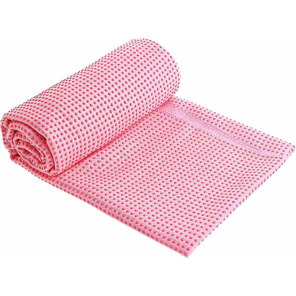 Yogamatta Handduk för, Fällbar halkfri absorberande mikrofiberhandduk