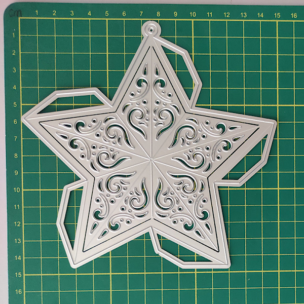 3D Stjärnformade Metallstansar för Scrapbooking, DIY-Stansning, Prägling och Klippning