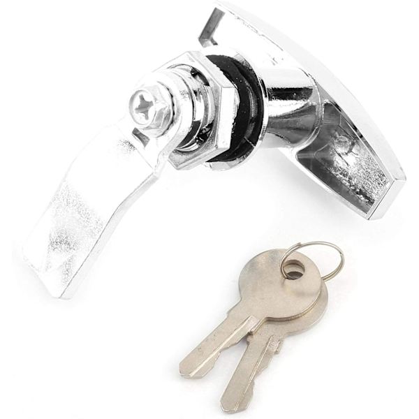 Tilt Garage Handtag T-Handtag Lås Bakre Fäste T-Handtag Verktygslåda Gar