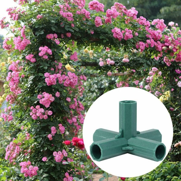 Växthusramkoppling, Växthusramkoppling Stabil Stödramsbyggnad Koppling Tillbehör, 5PCS