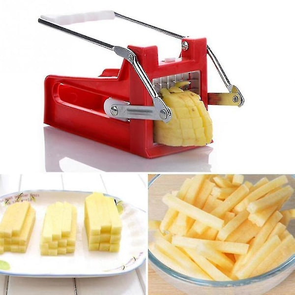 Pommes frites skärare frukt grönsak potatis skärare chips remsa skärmaskin