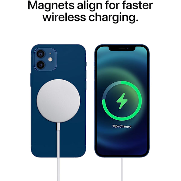 Apple MagSafe-laddare - Trådlös laddare med snabbladdningsfunktion,