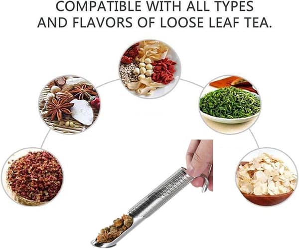 Teinfuser, tesil i rostfritt stål - 2 st teinfuser för