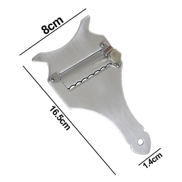 Truffelskiver i rustfritt stål med justerbart blad, trøffelskiver