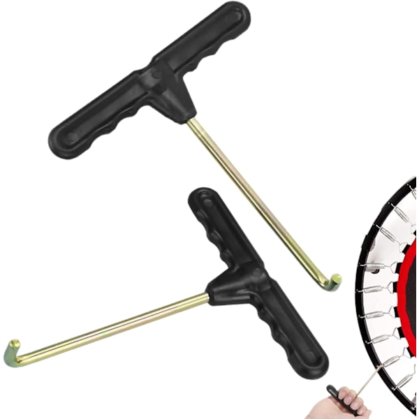 2 st Trampolin Fjäderdragverktyg Trampolinverktyg T-krok Trampolin Fjäder