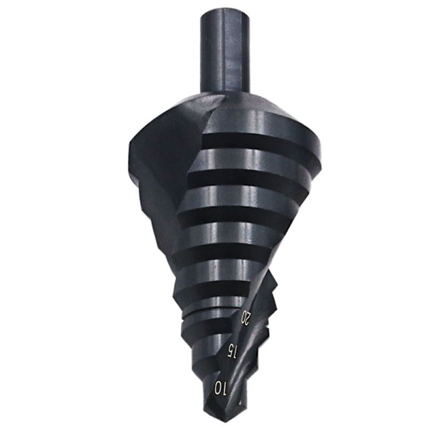 Spiral Nitriding Multi-hole Cutter Step Drill Bit 10mm-45mm Total