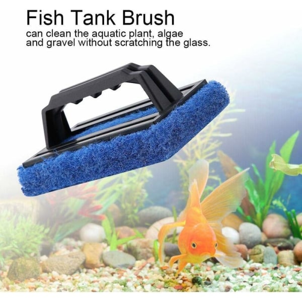 Aquarium Fish Glass Rensebørste Glass Alge Scraper Cleaner Aq