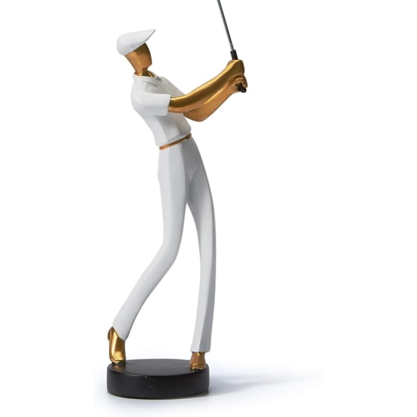 Kunst Golfspiller Figur Statue Dekor Golf Skulptur Resin Arts Gift W