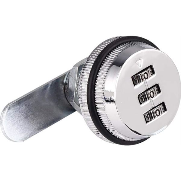 3-siffrig lösenordskombination, 30 mm zinklegering kamskåp C