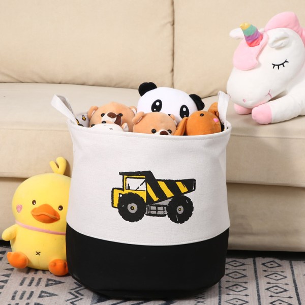 Large Laundry Hamper,Cartoon Organizer Bin for Children Nursery,T