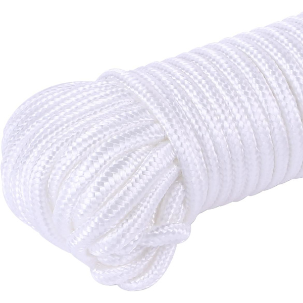 20m φ1/4\" (8mm) nylon Poly Rope flagpole Polypropylene coat Line