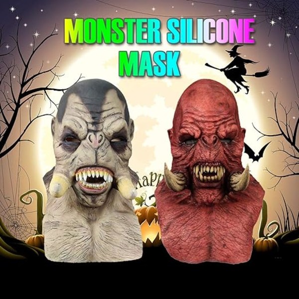 Halloween Mask Warcraft Man Mask Headgear Bloody Horror Mask Vamp