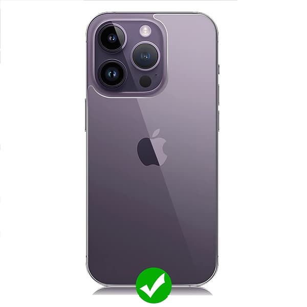 iPhone 15 Pro max - Baksida Skjermbeskytter 0,3mm Transparent